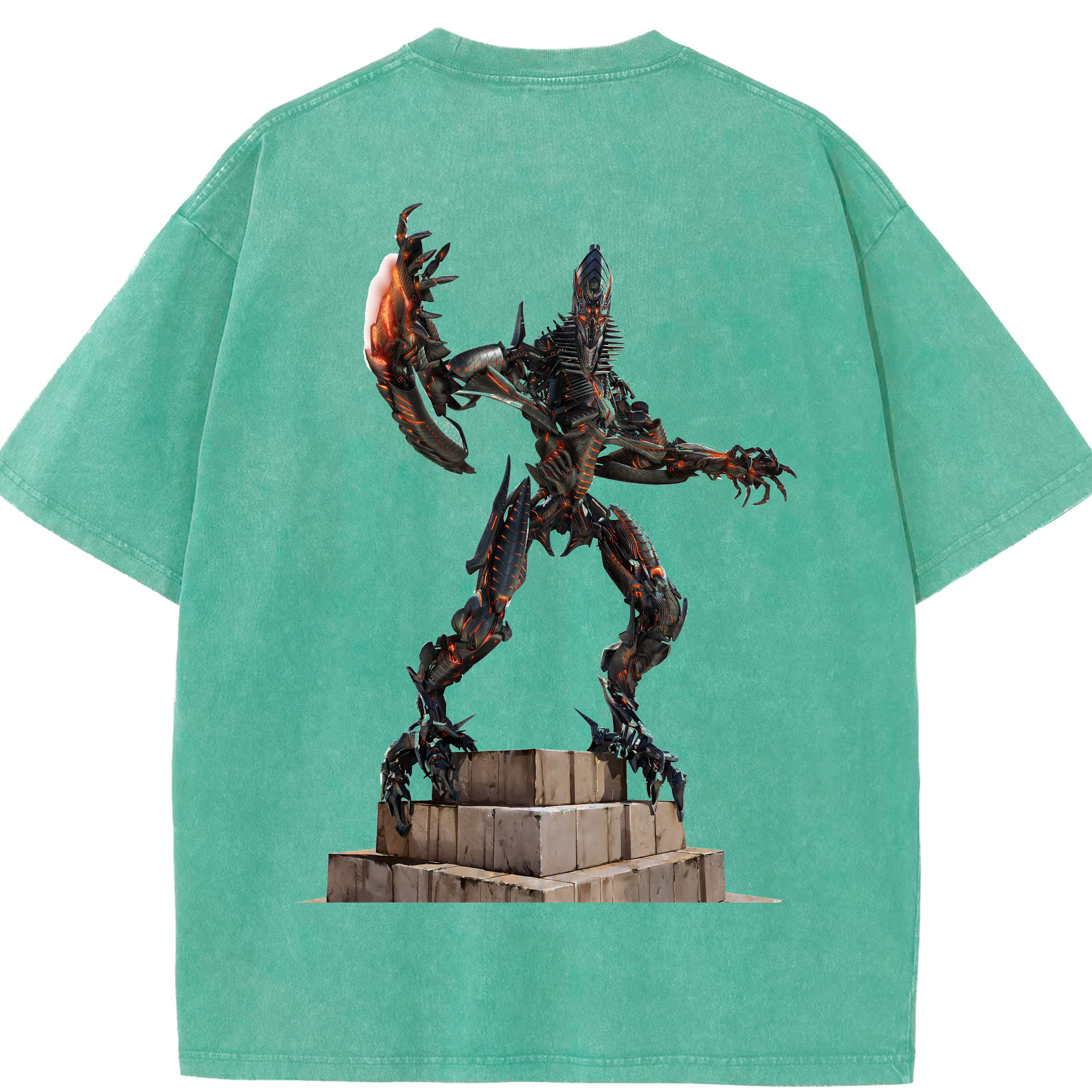 （画像用） Transformers トランスフォーマー 綿100% ヴィンテージ風 半袖Tシャツ（背面プリント）